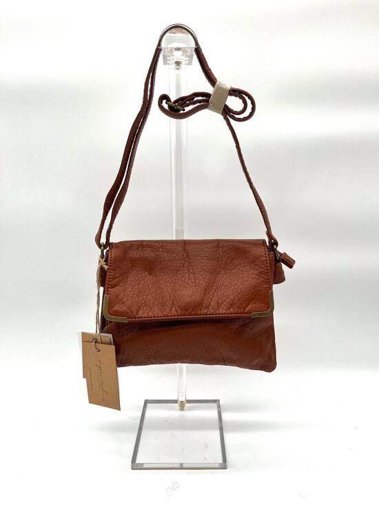 Ampere Handbags - SLOUCHY HOBO NWT Leather Satchel, Brown